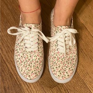 Floral Tennis Shoes